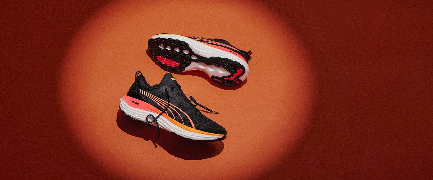 Puma ForeverRun Nitro - Puma Black-Sun Stream