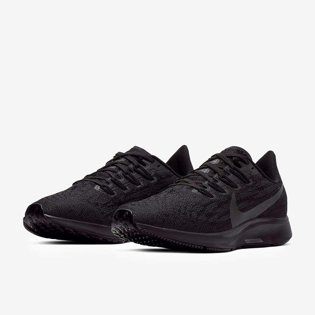Nike Womens Air Zoom Pegasus 36 - Black/Black-Oil Grey
