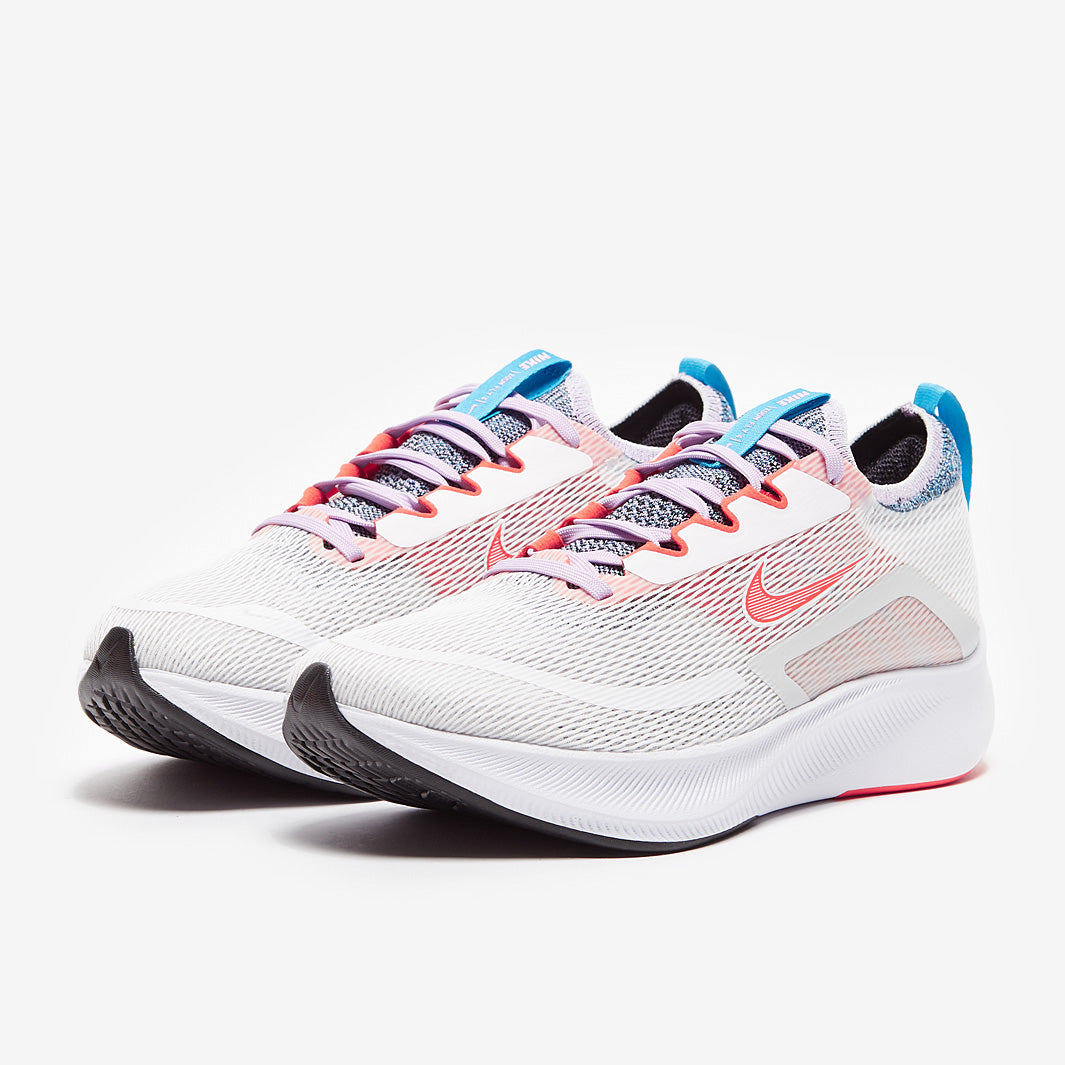 Nike Womens Zoom Fly 4 - White/Team Orange-Lilac