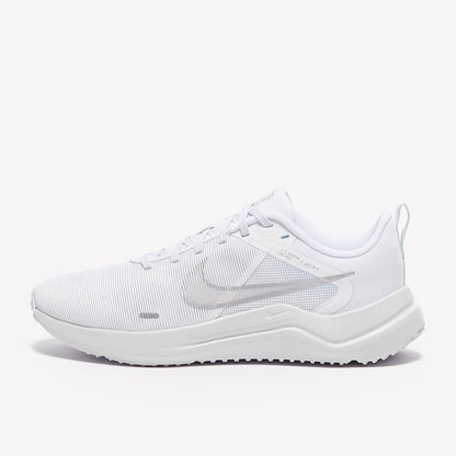 Nike Womens Downshifter 12 - White/Metallic Silver