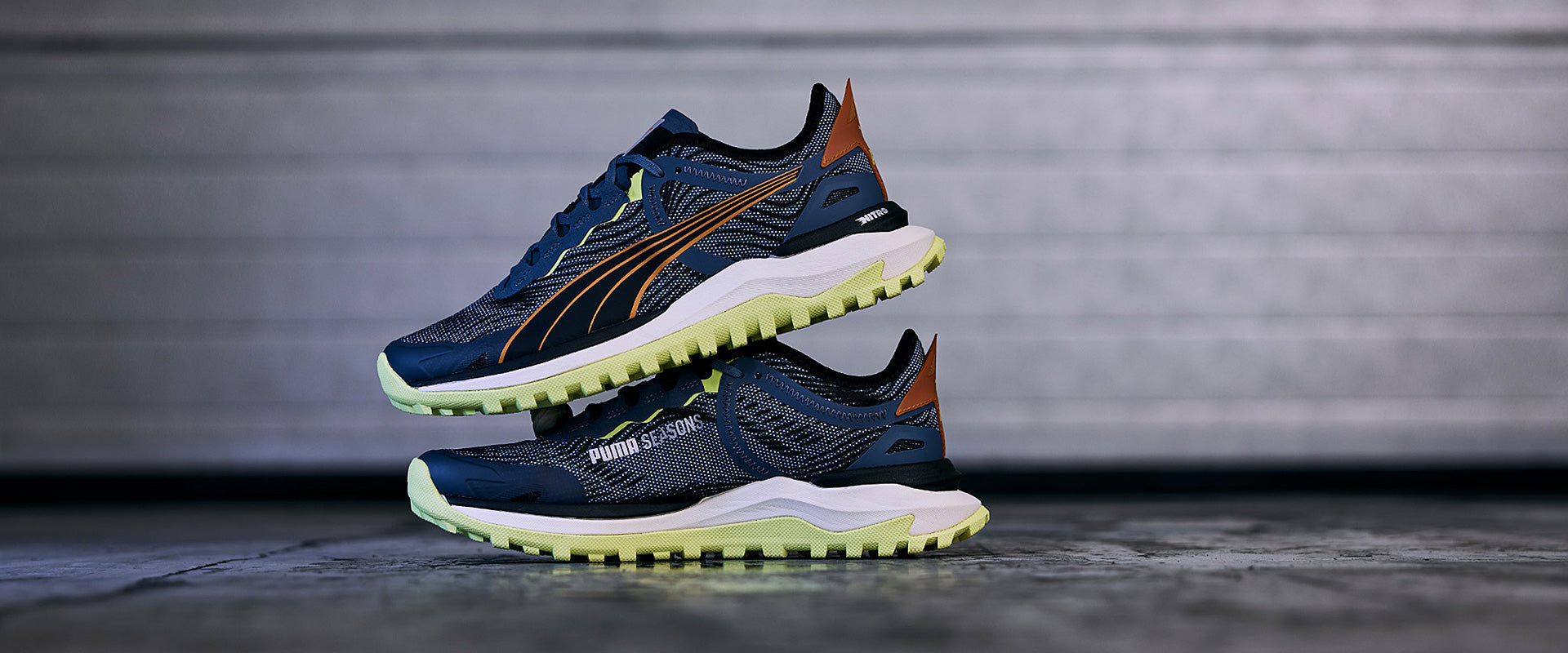 Puma Voyage Nitro 2 - Blue Wash-Orange Brick