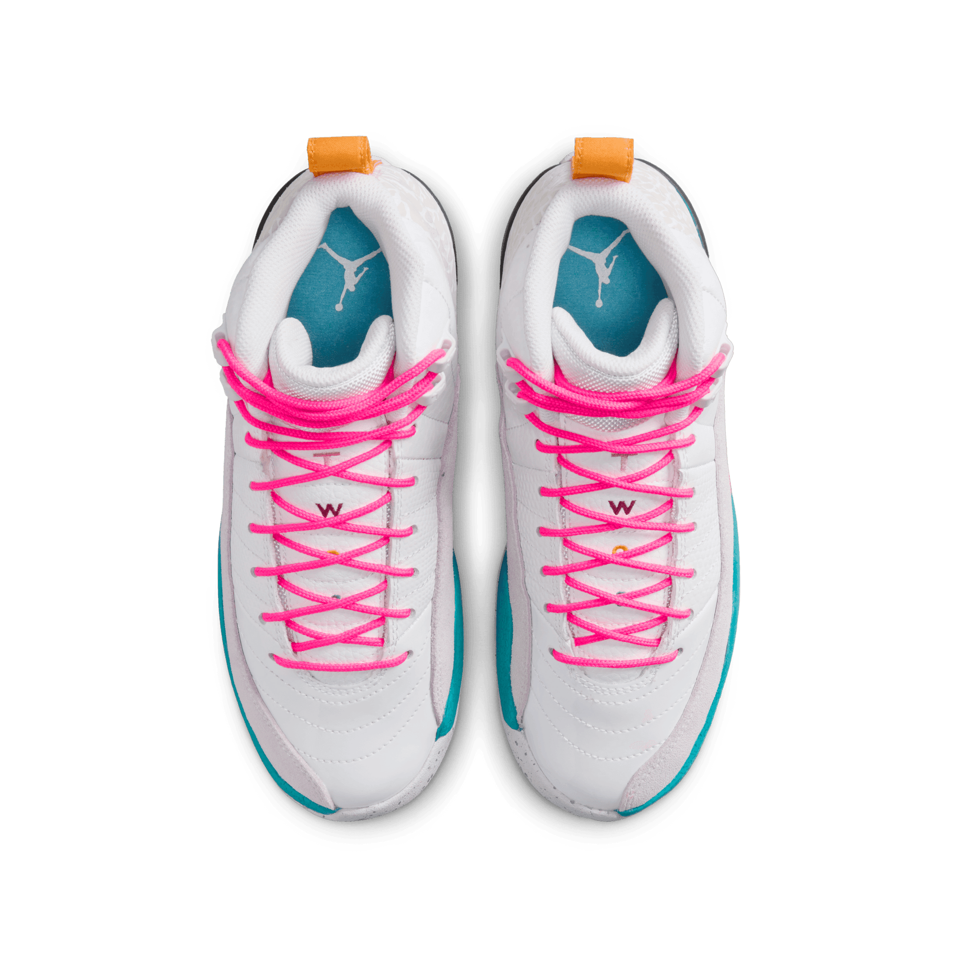 Big Kids' Air Jordan 12 Retro "White Vapor Green"
