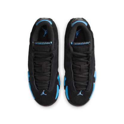 Big Kids' Air Jordan 14 Retro "Black University Blue" (Unisex)