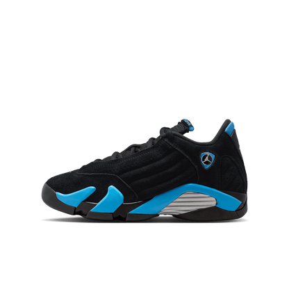 Big Kids' Air Jordan 14 Retro "Black University Blue" (Unisex)