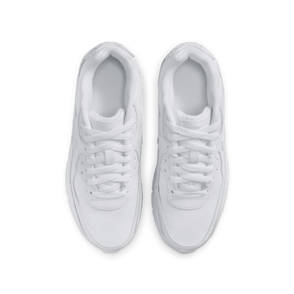 Big Kids’ Nike Air Max 90 LTR "White Metallic Silver"