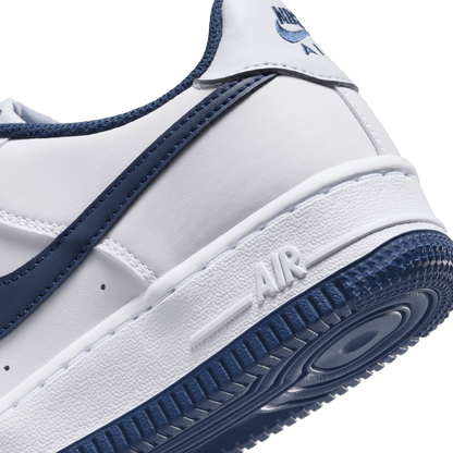 Big Kids' Nike Air Force 1 "White Football Grey Midnight Navy"