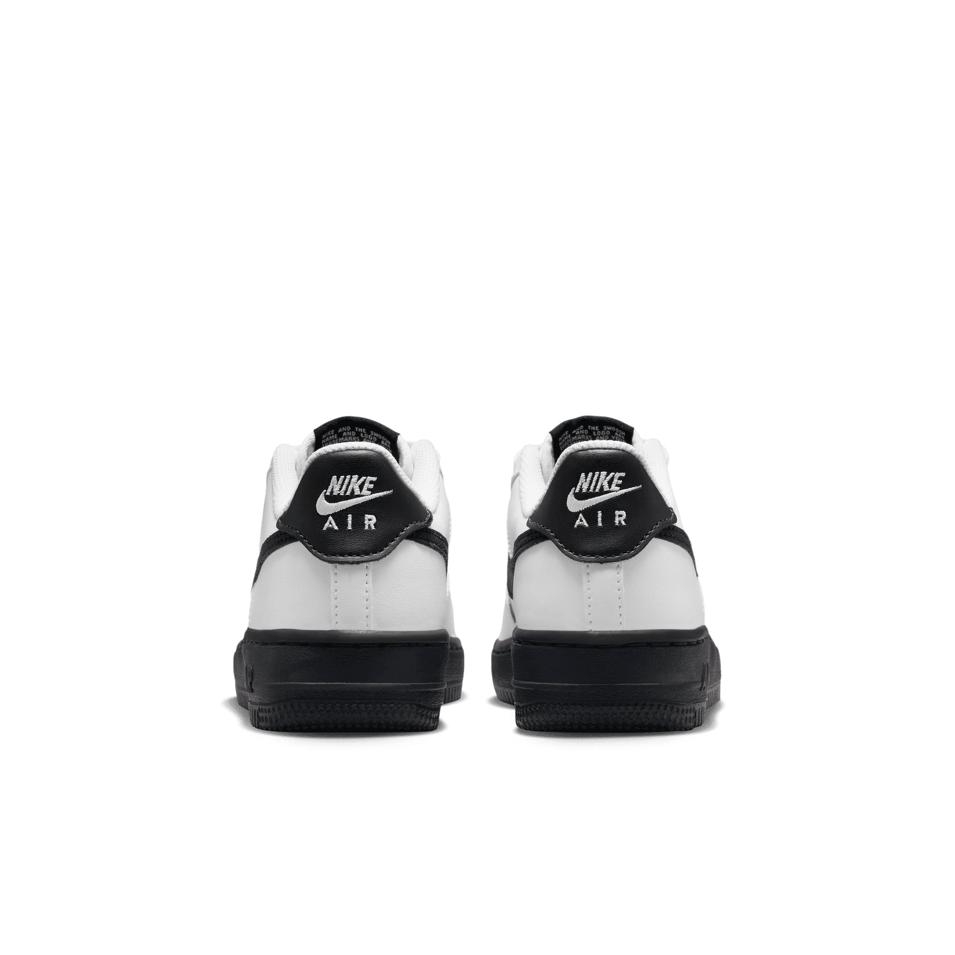 Big Kids' Nike Air Force 1 "White Black"