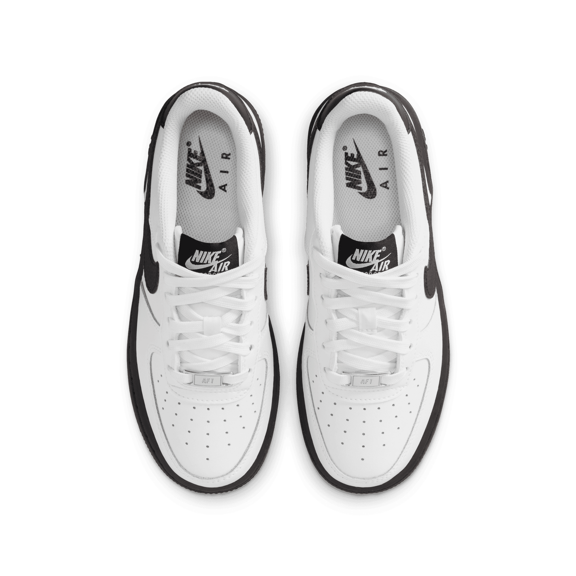 Big Kids' Nike Air Force 1 "White Black"