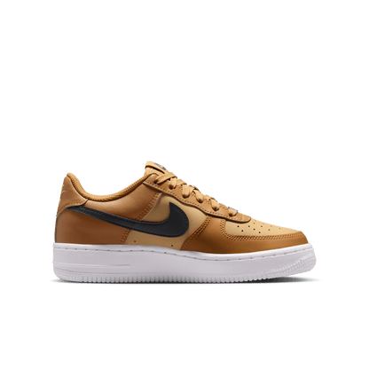 Boy's Nike Air Force 1 "Wheat Club Gold White Anthracite"