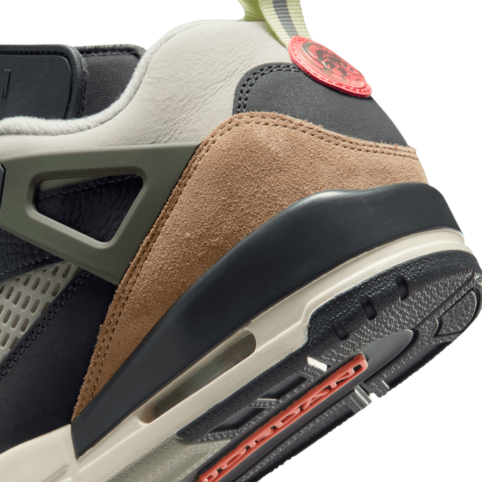 Men's Jordan Spizike Low "Anthracite Mango Cargo Khaki"