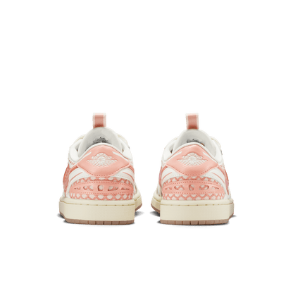 Women's Air Jordan 1 Low Method of Make "Sail Washed Coral"