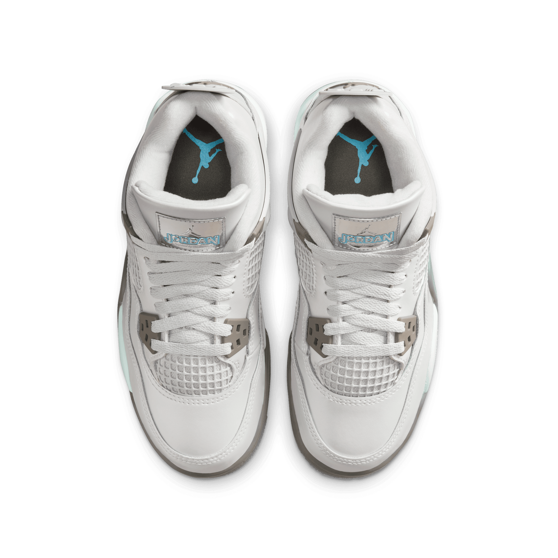 Big Kids' Air Jordan 4 Retro "Blue Chill"