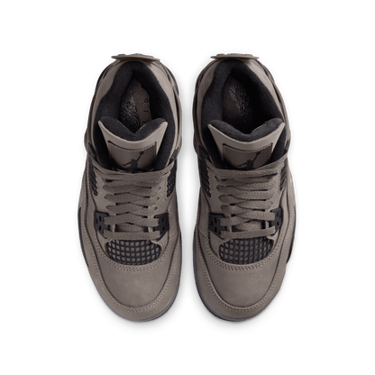 Big Kids' Air Jordan 4 Retro "Cave Stone and Black"