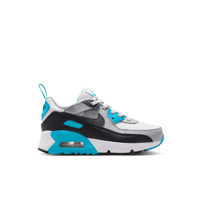 Little Kids' Nike Air Max 90 EasyOn "Platinum Tint Blue Lightning"