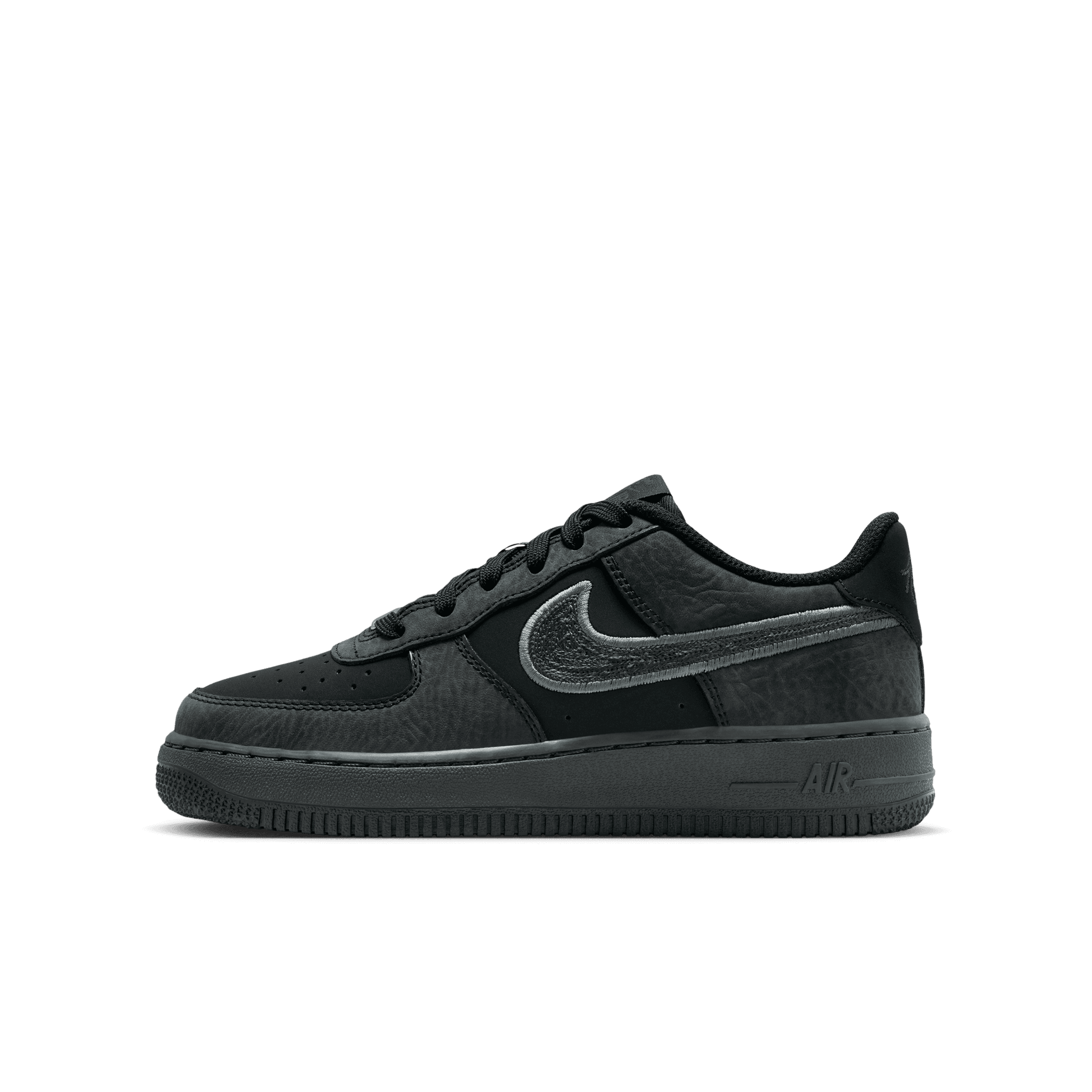 Big Kids' Nike Air Force 1 LV8 "Black Dark Smoke"