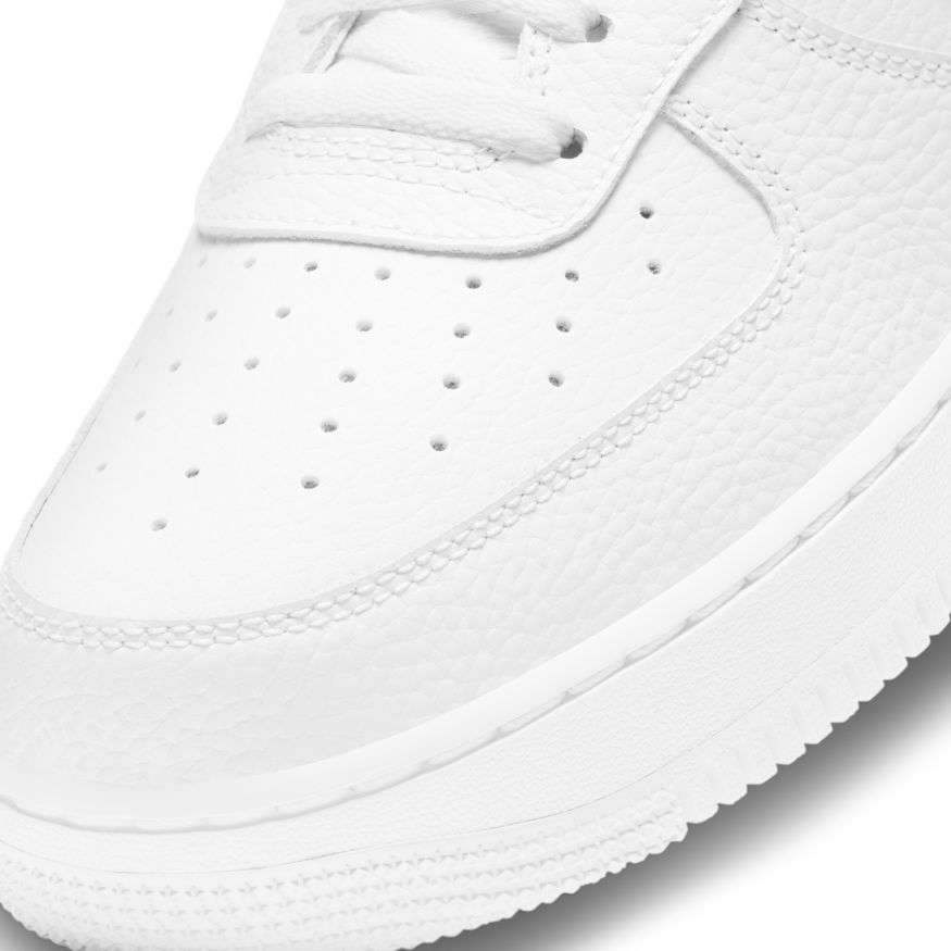 Men's Nike Air Force 1 '07 "White Black Pebbled Leather"