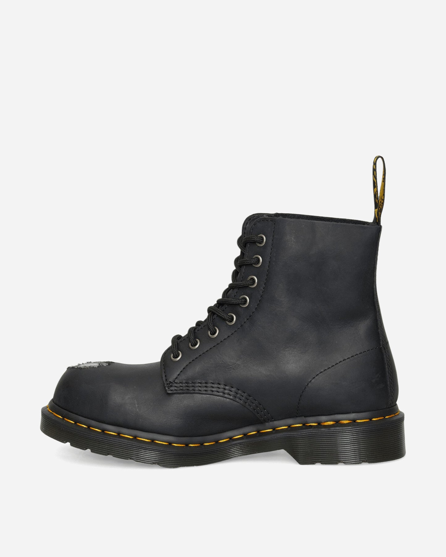 1460 Metal Toe Leather Boots Black