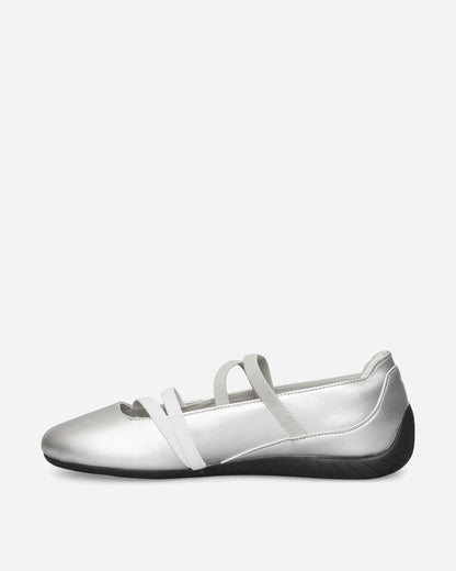 Women's Speedcat Ballet Metallic Shoes Silver / White
