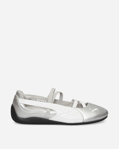 Women's Speedcat Ballet Metallic Shoes Silver / White