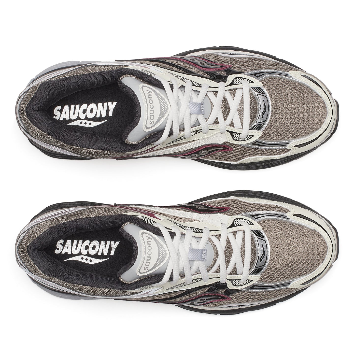 Saucony ProGrid Omni 9 Tan/Maroon