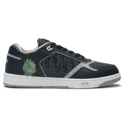 Dior B27 Otani Workshop Navy Smooth Calfskin Sneaker