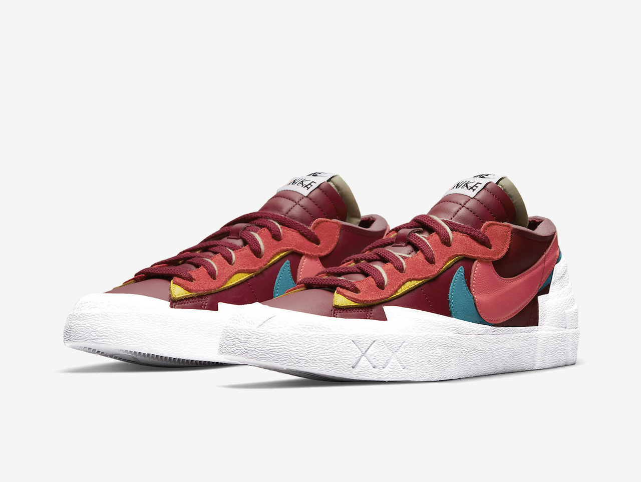 Sacai x Nike Blazer x KAWS Red