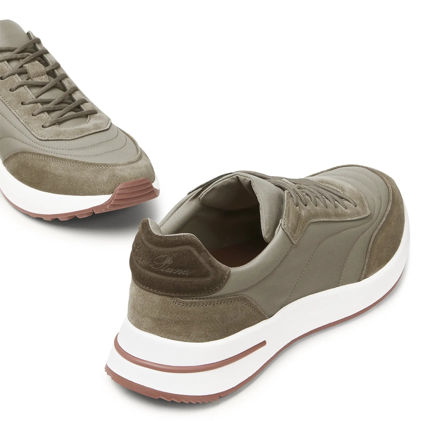 Loro Piana Week End Walk Tobacco Sneaker