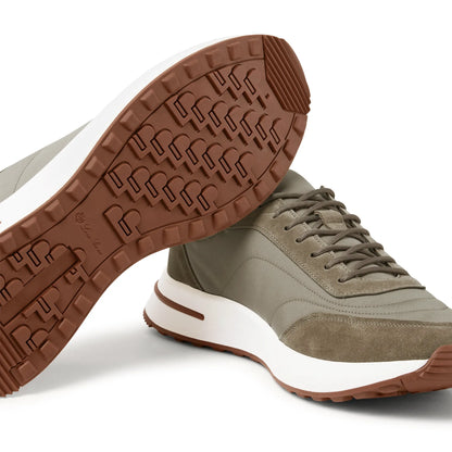 Loro Piana Week End Walk Tobacco Sneaker