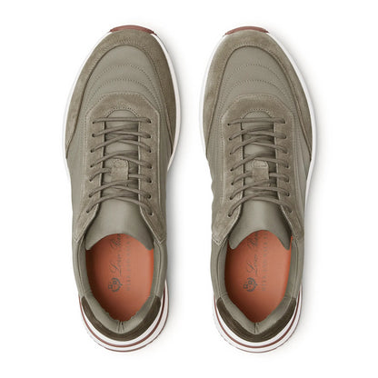 Loro Piana Week End Walk Tobacco Sneaker