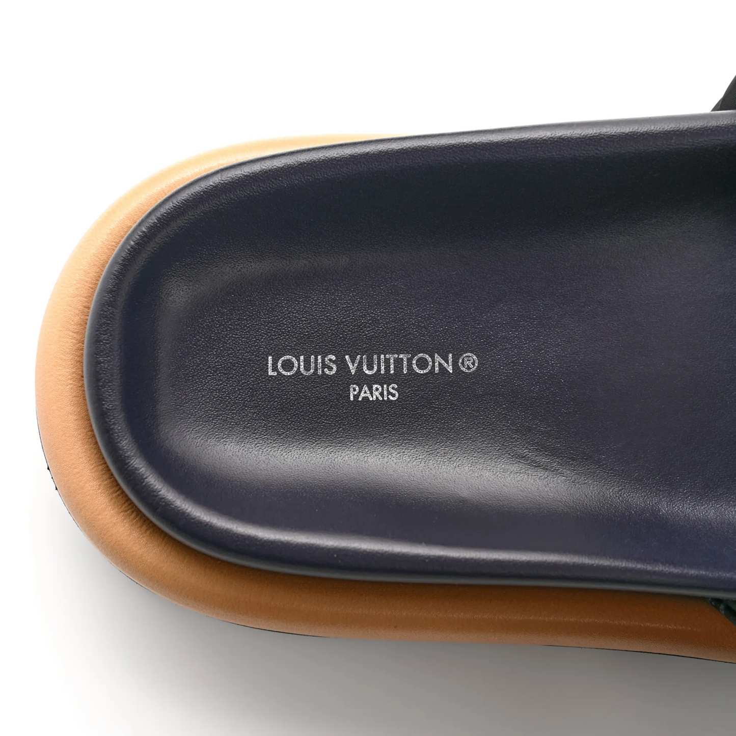 Louis Vuitton Pool Pillow Monogram Navy Slides