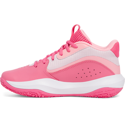 Big Kids' Under Armour Lockdown 7 Basketball Shoes "Pink"