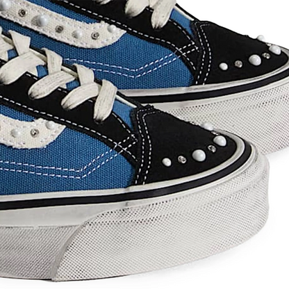 Vans Pearlised Navy Black Old Skool 36LX